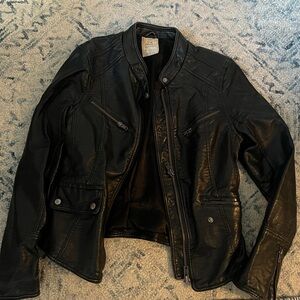 Leather jacket from free people S